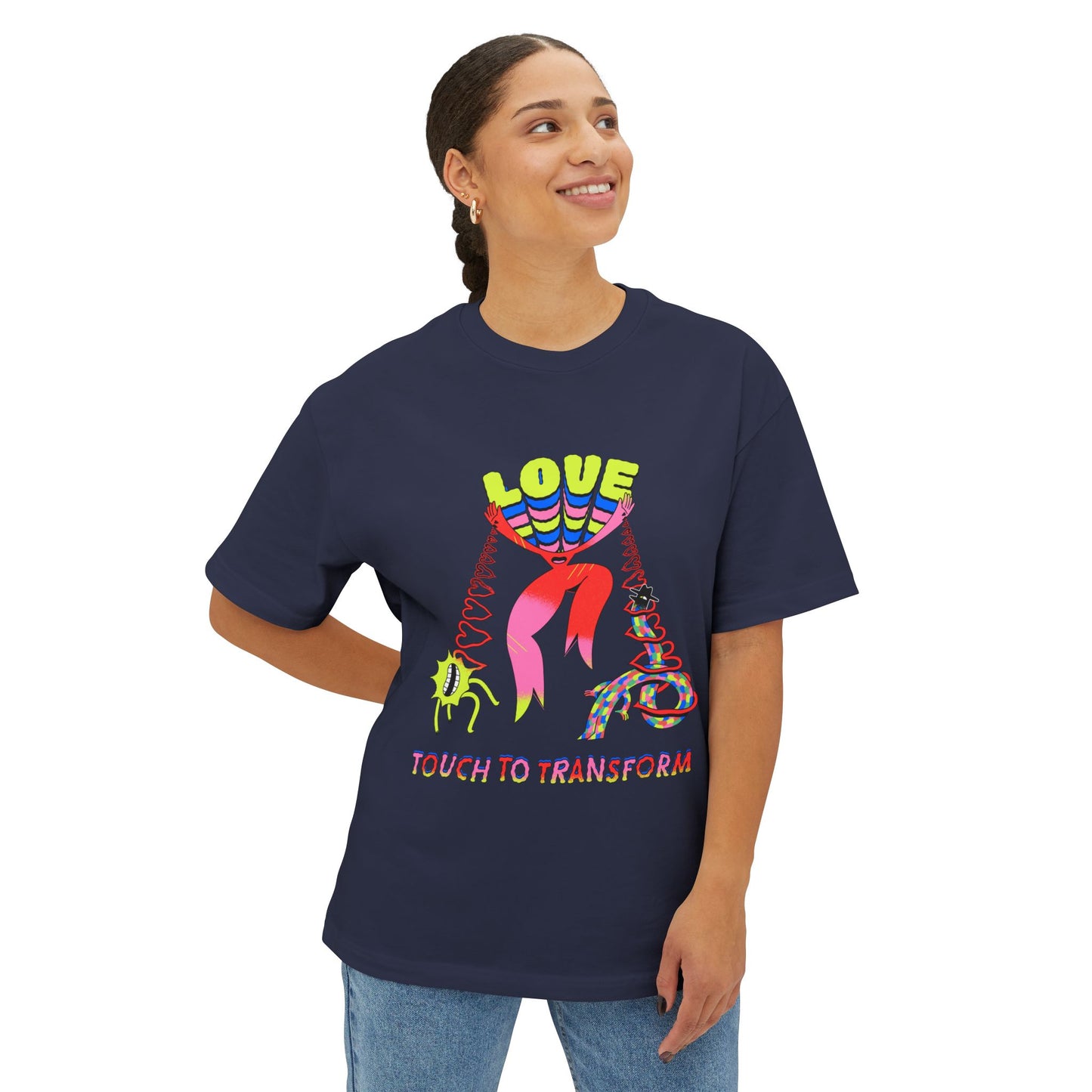 Love Transform Tee — "Touch to Transform" Graphic T‑Shirt