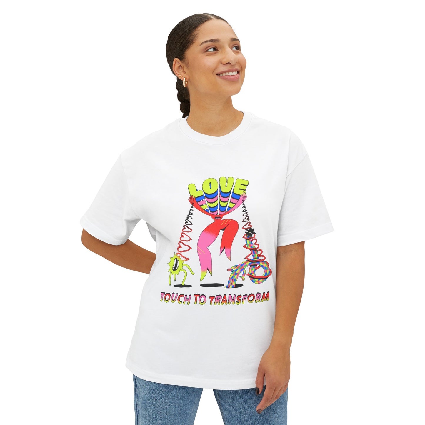 Love Transform Tee — "Touch to Transform" Graphic T‑Shirt