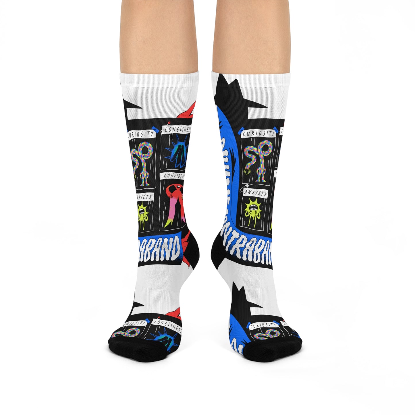 Divine Contraband Crew Socks