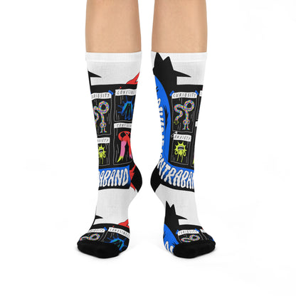 Divine Contraband Crew Socks