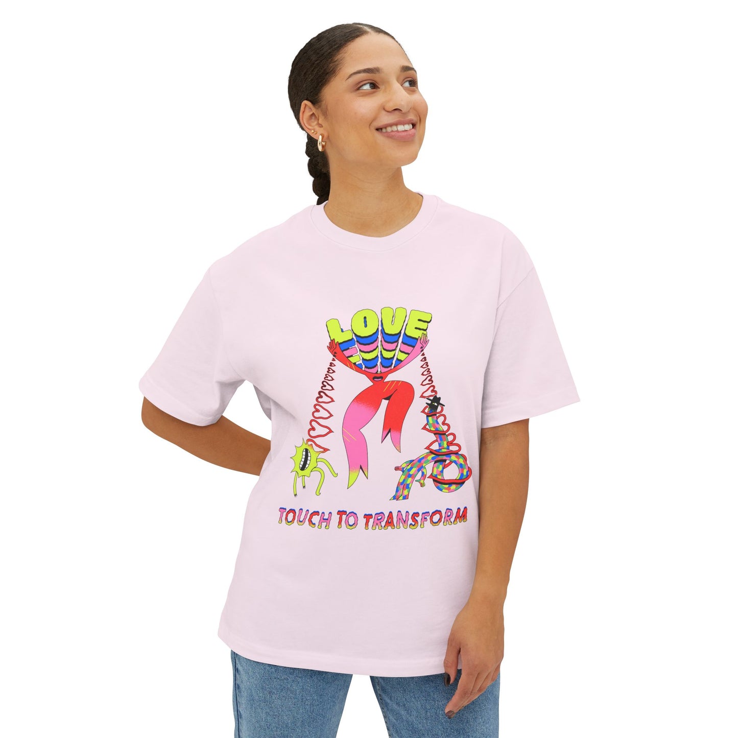 Love Transform Tee — "Touch to Transform" Graphic T‑Shirt