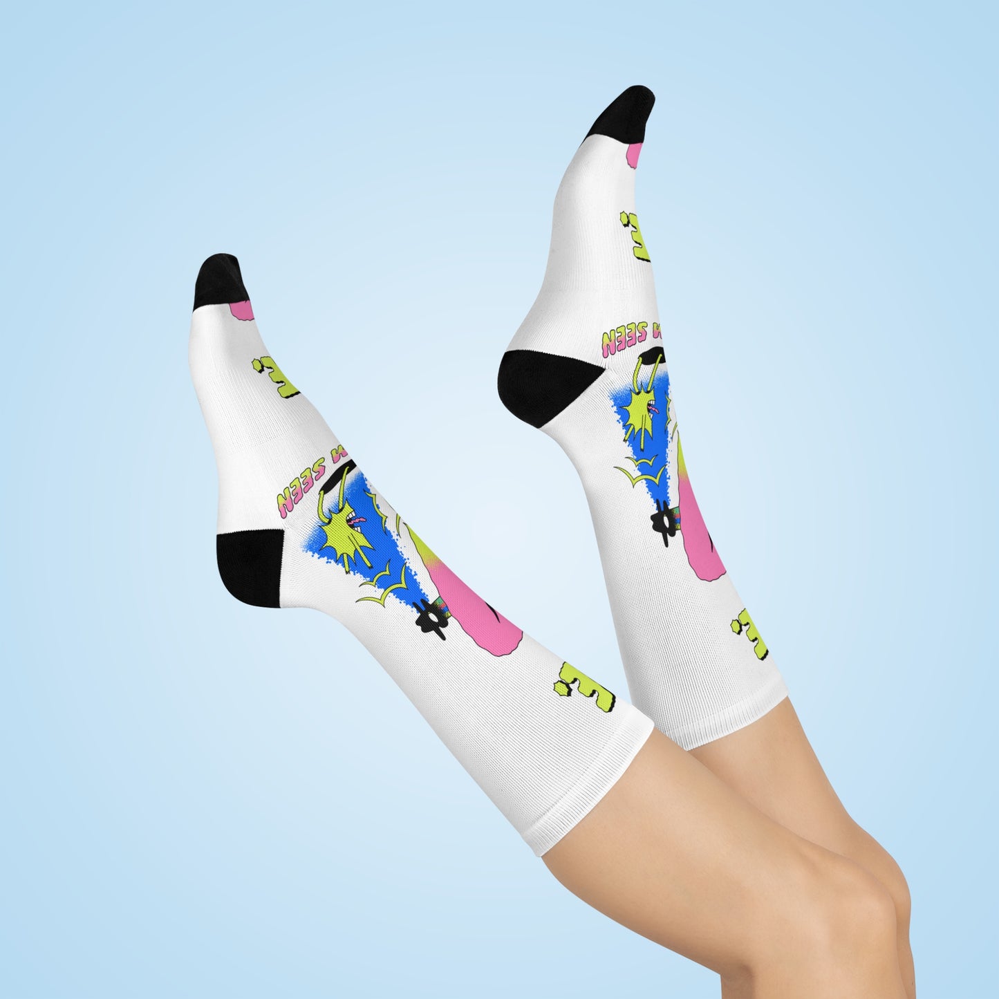 Me When I’m Seen Crew Socks